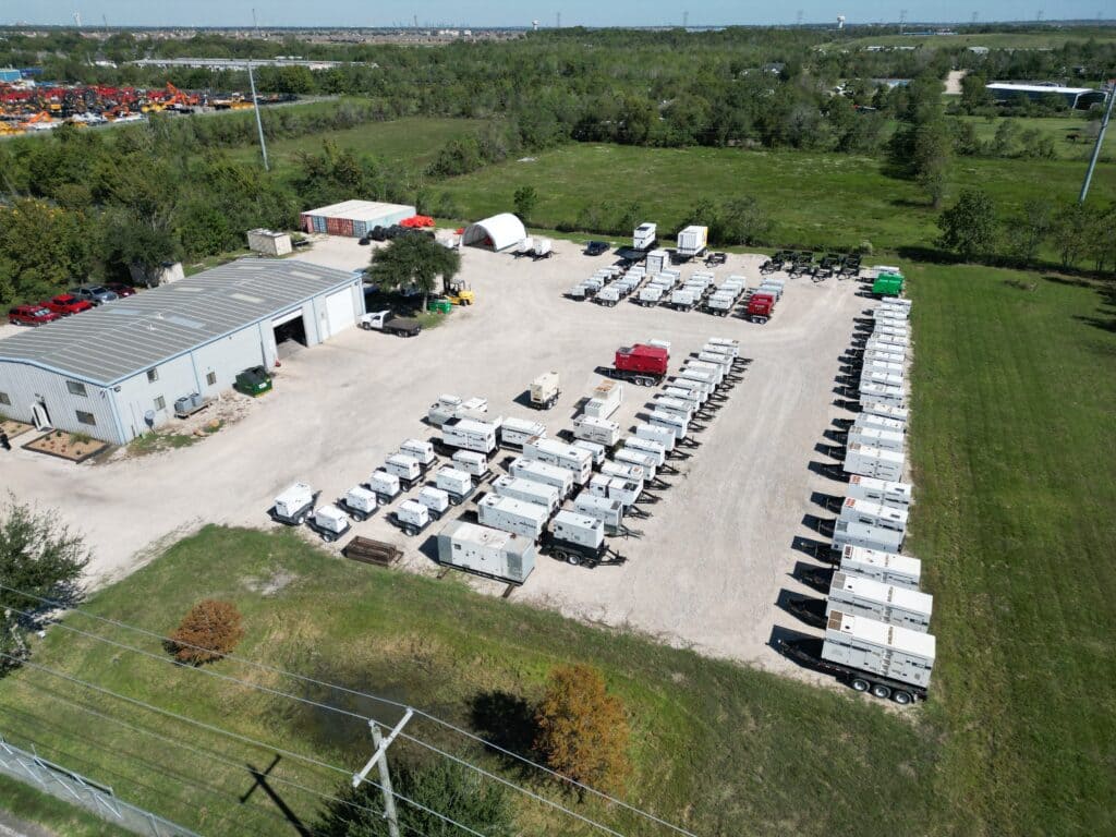 commercial and industrial generators for rent including cat multiquip diesel towable generators