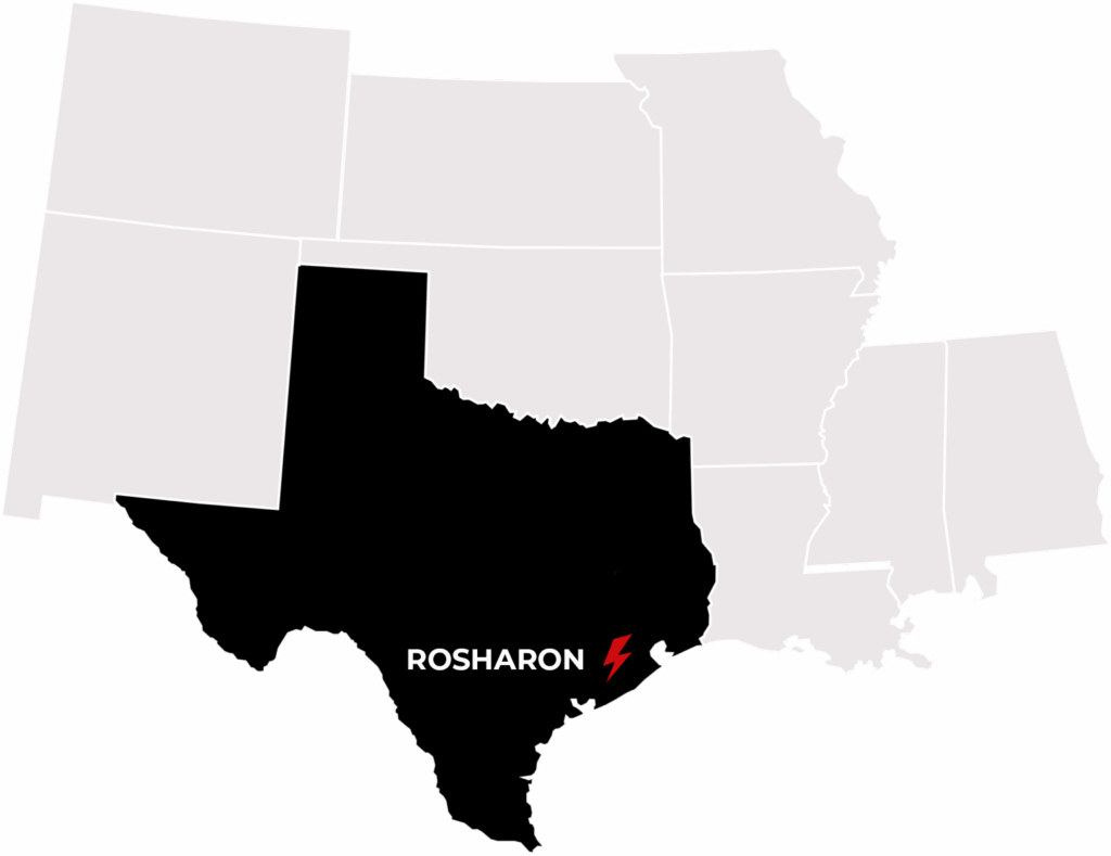 Rosharon Map