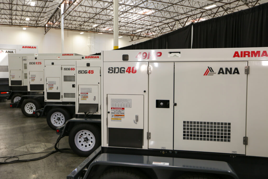 Airman Industrial Generators for Rent