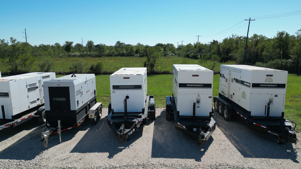 65kw 70kw 80kw generators for rent in texas and on the gulf coast
