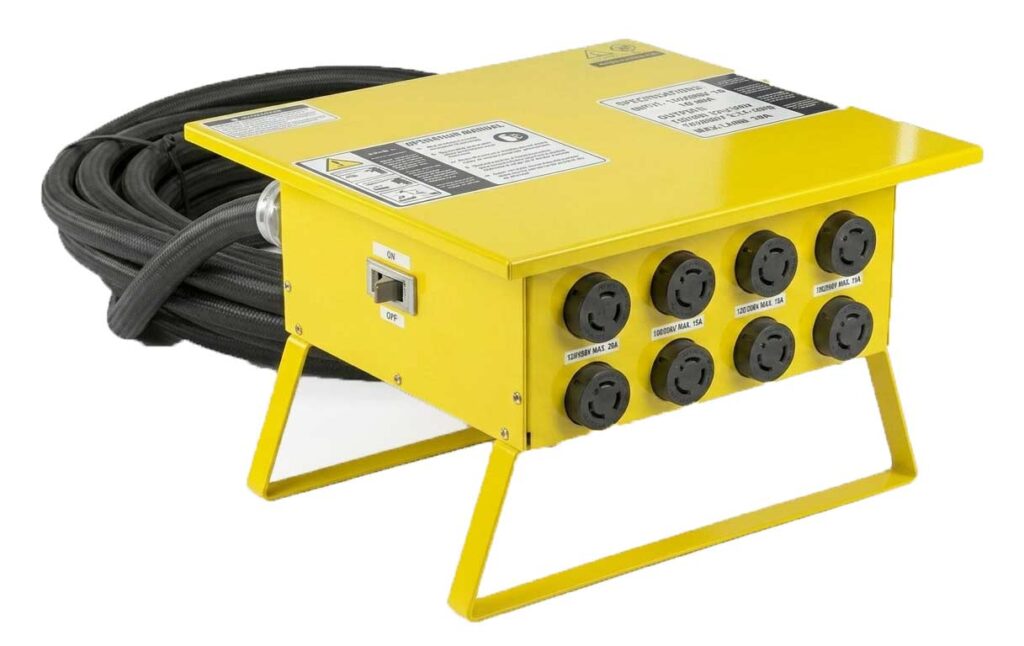 spider box power distribution rental